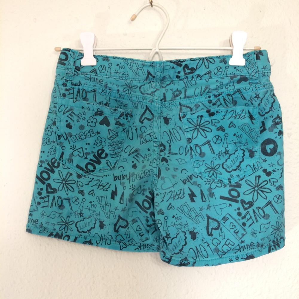 14 girls TOTAL GIRL graphic Shorts (077) - Picture 4 of 5